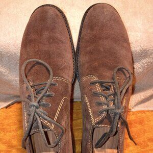 H.S.Trask (H8507-200) Brown, Suede Leather Oxfords, Men Size 10.5